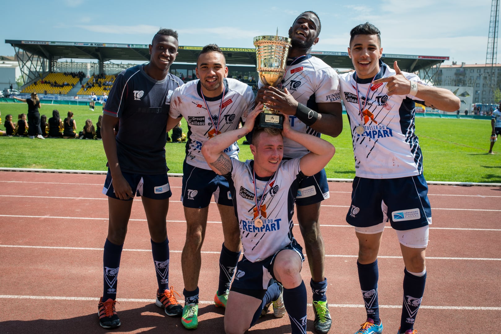 Photo de la finale de la coupe de France Junior de Rugby à XIII : Toulouse - Limoux 3