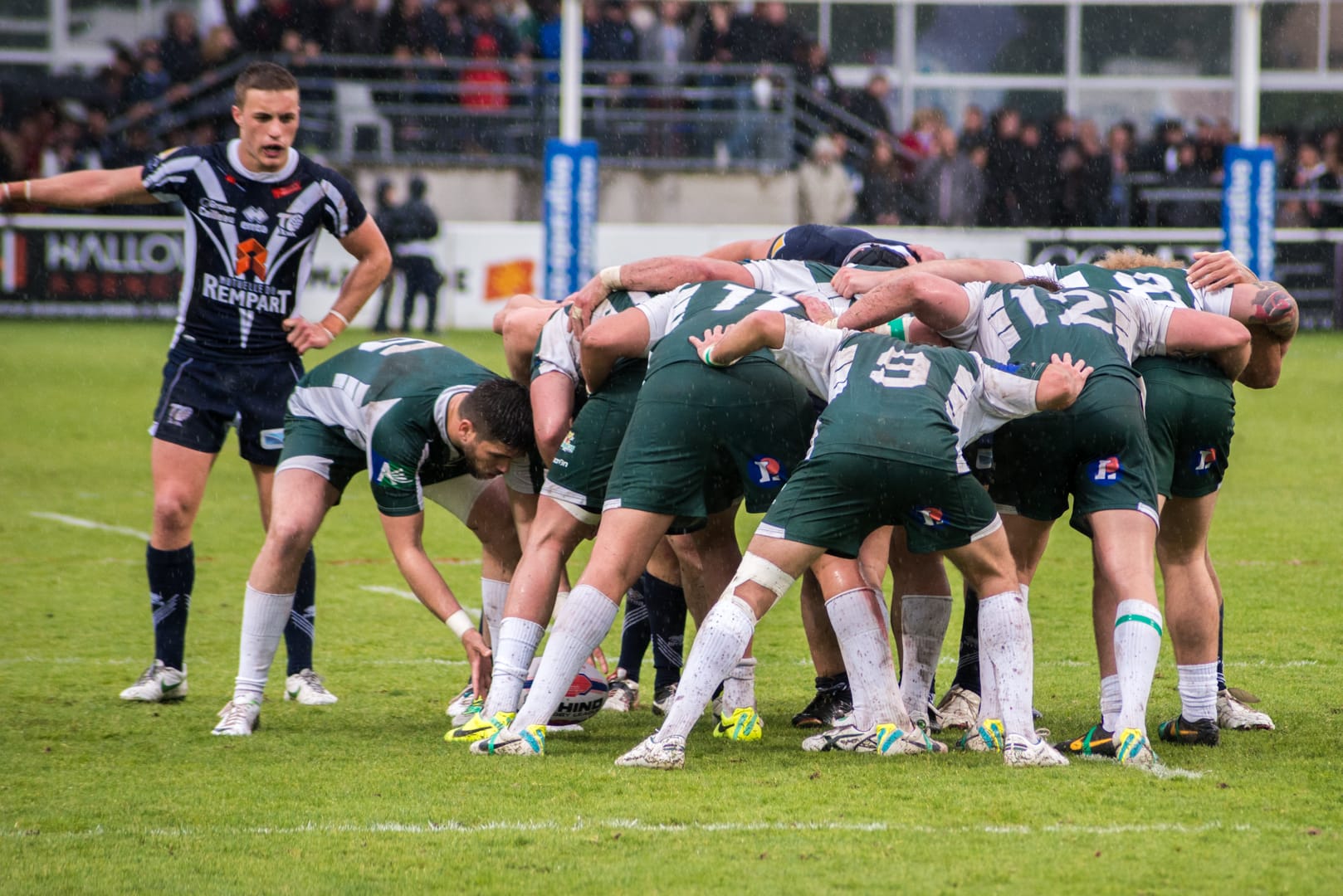 Photo de la demi finale du championnat de France de Rugby à XIII, Toulouse - Villeneuve 17